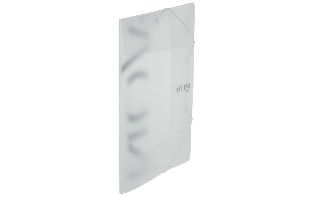 VON Portfolio à ruban élastique A4, Blanc,  5 pièces