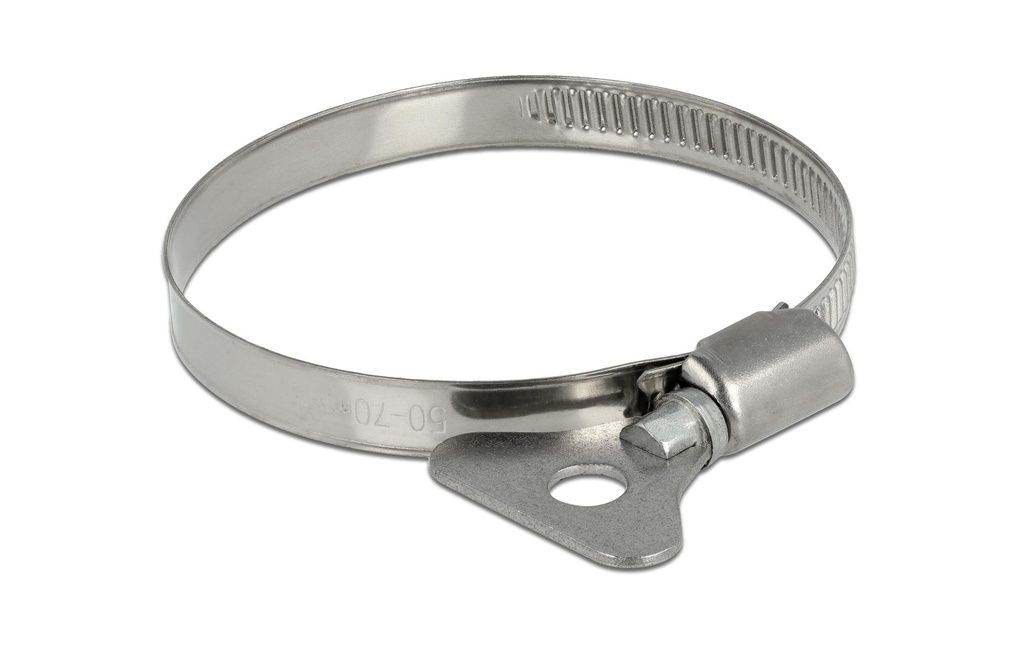 Delock Collier de serrage 50-70 mm 10 pièces