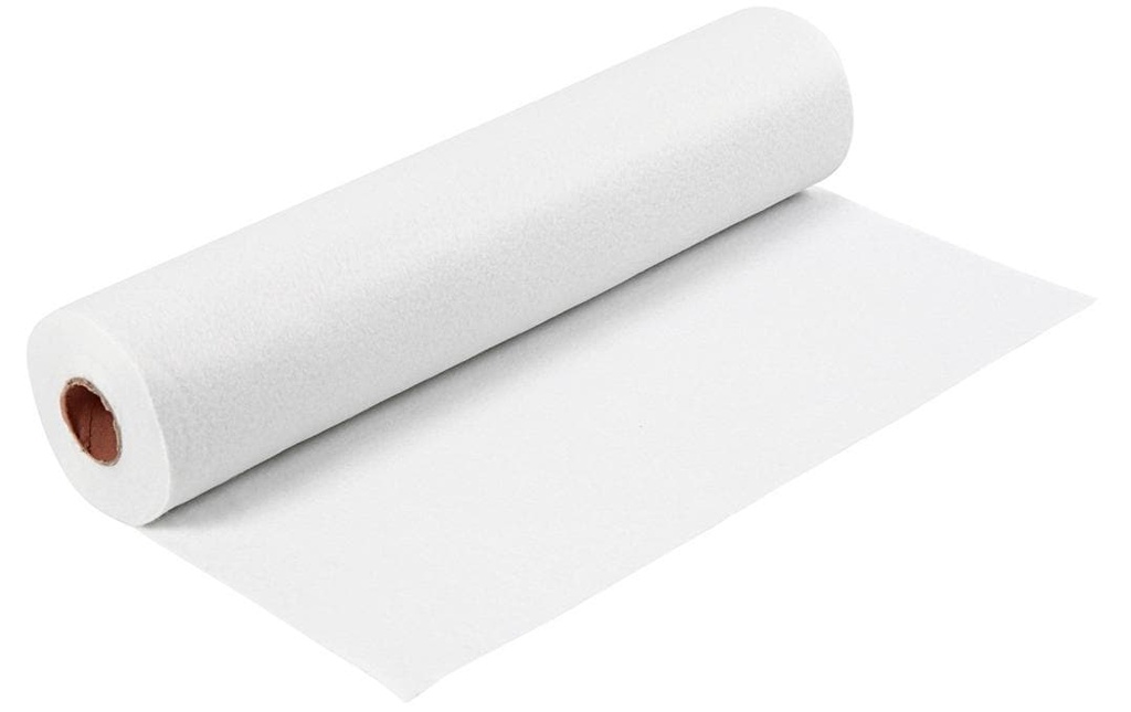 Creativ Company Feutre de bricolage 180-200 g, Blanc, 1 rouleau