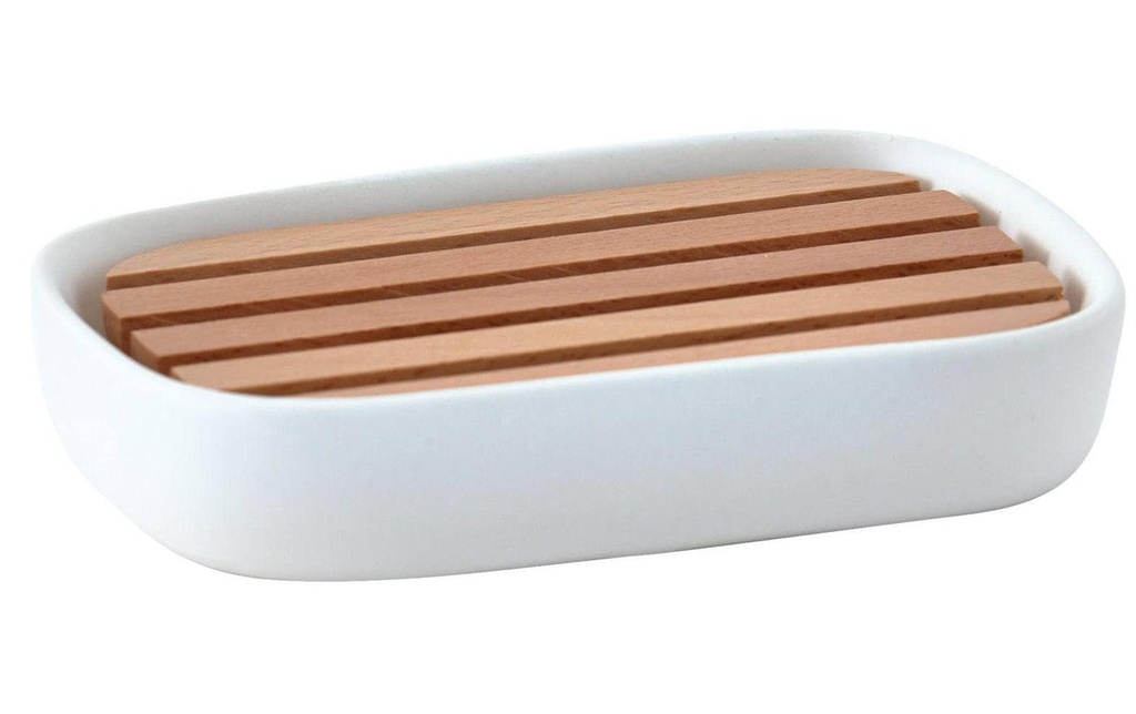 Aquanova Porte-savon Oscar Nature/Blanc