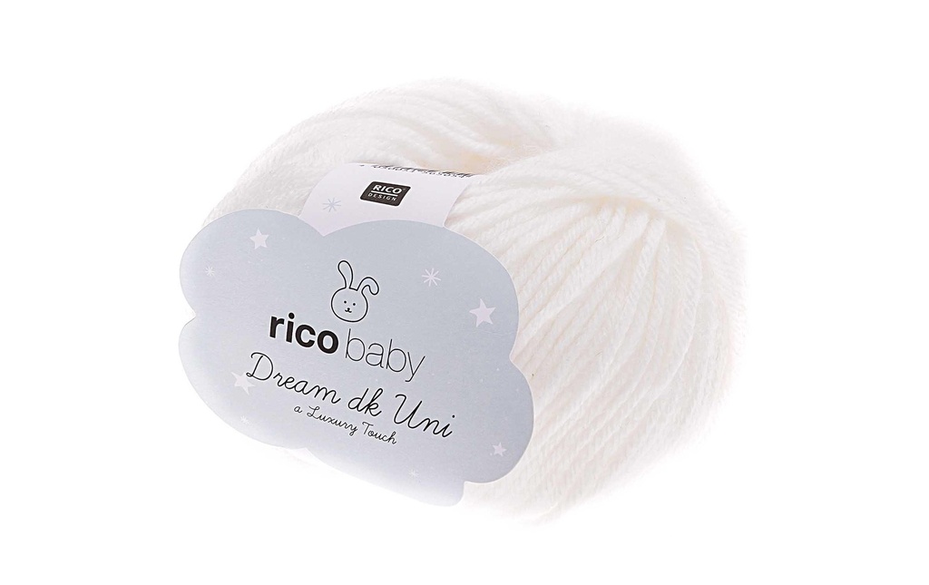 Rico Design Laine Baby Dream Uni dk 50 g Blanc
