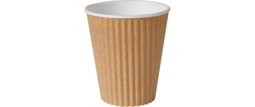 Duni Gobelets jetables Triple mur 35 cl Marron, 30 pièces