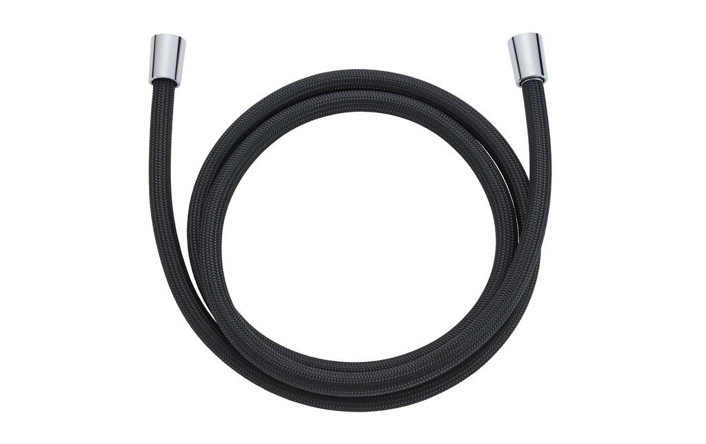 diaqua® Tuyau de douche CHROMALUX Zero, Noir 180 cm