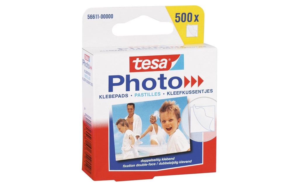 tesa Pastille adhésive Photo 500 pièces