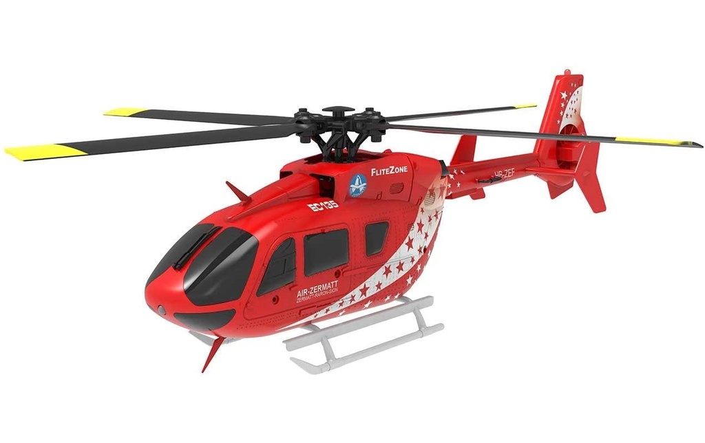 FliteZone Hélicoptère EC135 Air Zermatt 4 canaux, 6G, RTF