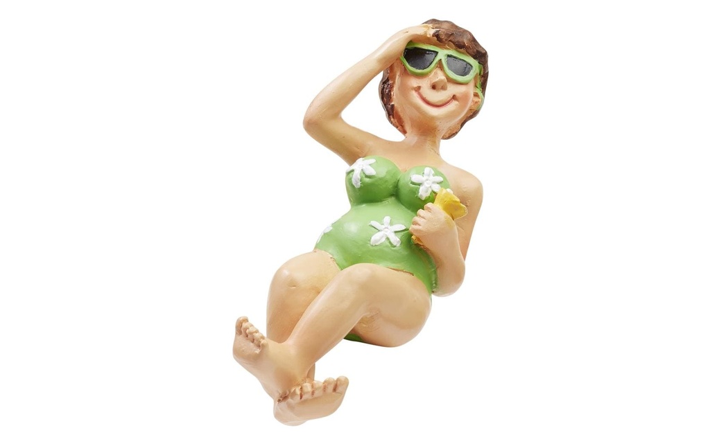 HobbyFun Mini figurine Vacancier se baignant 6 cm