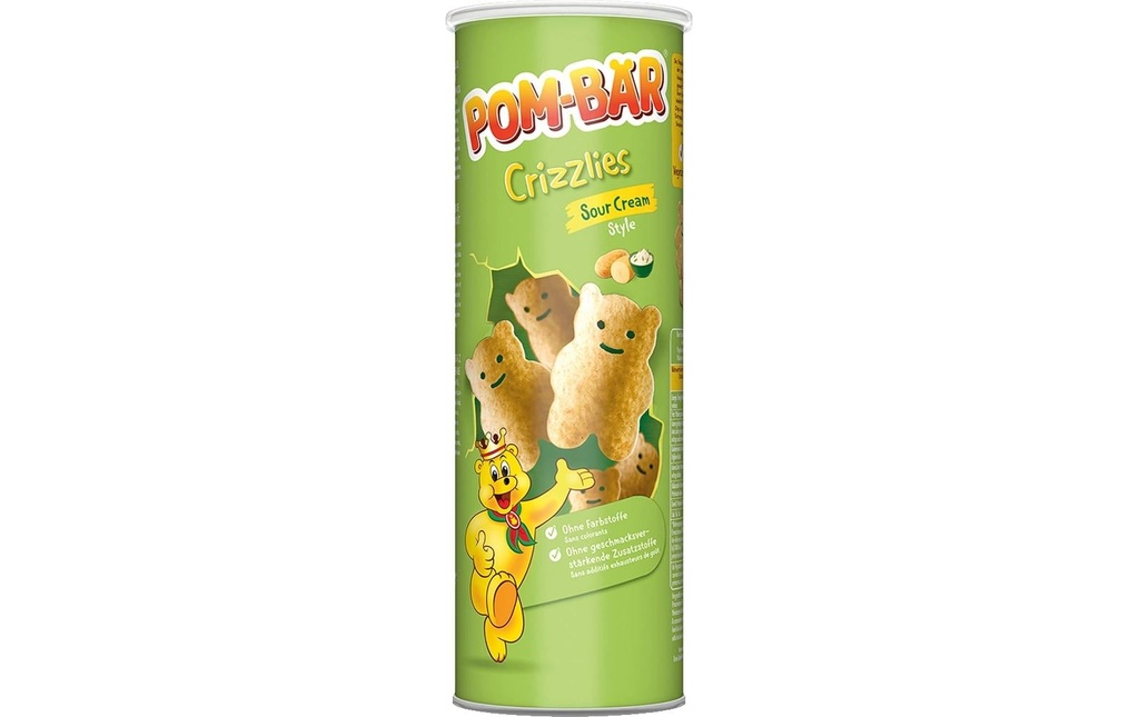 Pom-Bär Chips Crème aigre Crizzlies, 150 g