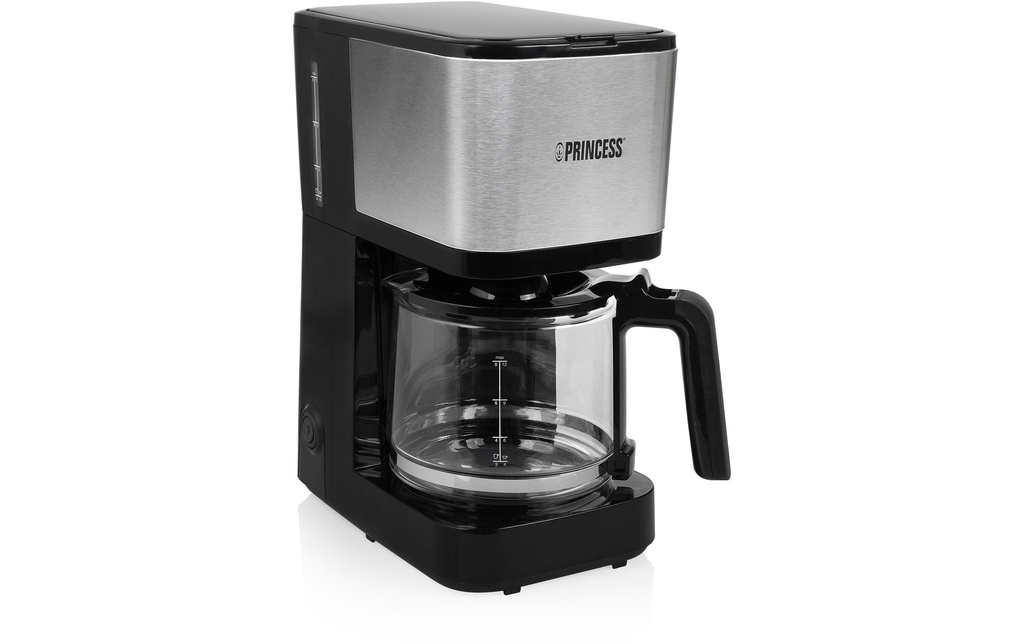 Princess Cafetière filtre Compact 12 Noir/Argenté