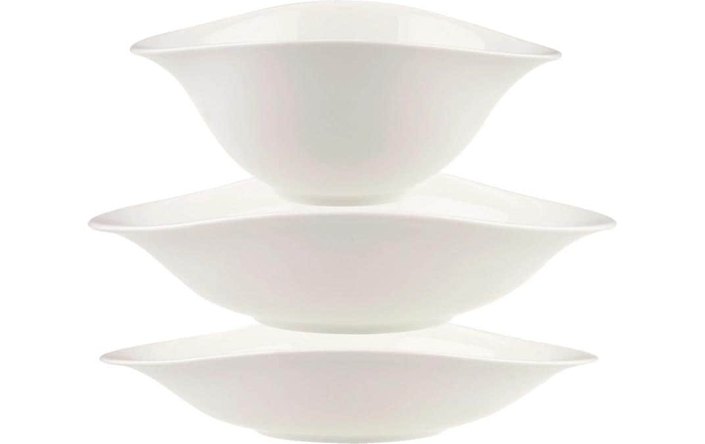 Villeroy & Boch Trio de bols Vapiano 6 pièces, Blanc