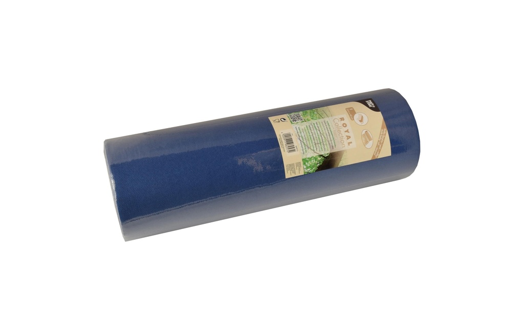 Papstar Chemin de table Royal 40 cm x 2400 cm, Bleu foncé