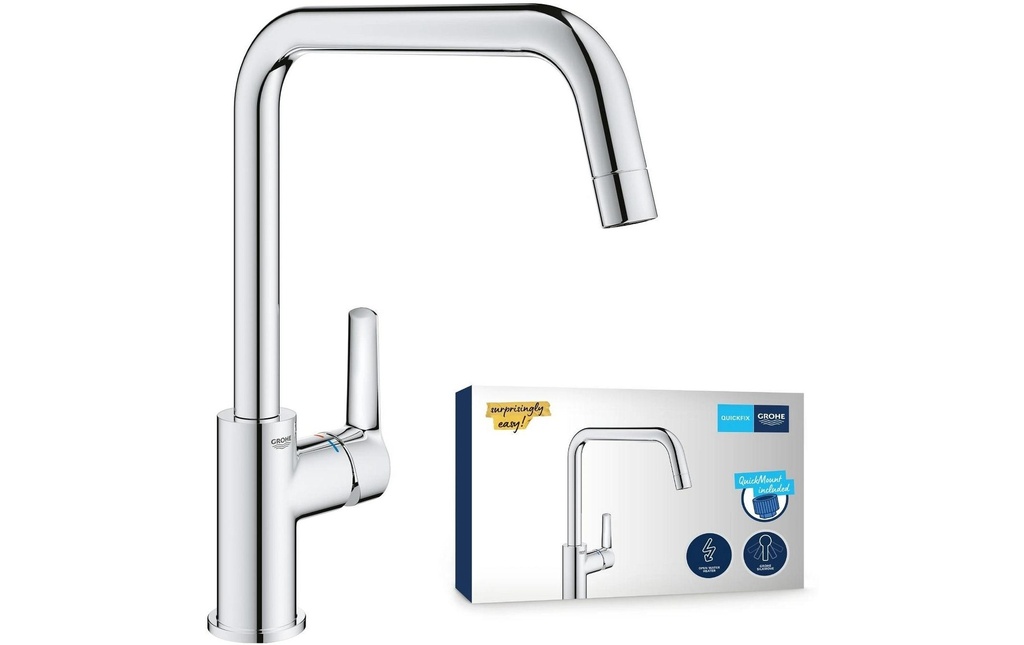 GROHE Robinetterie de cuisine Start 3/8, laiton, bec en U