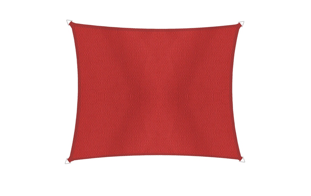 Windhager Voile d’ombrage Cannes, 4 x 5 m, angulaire, Rouge