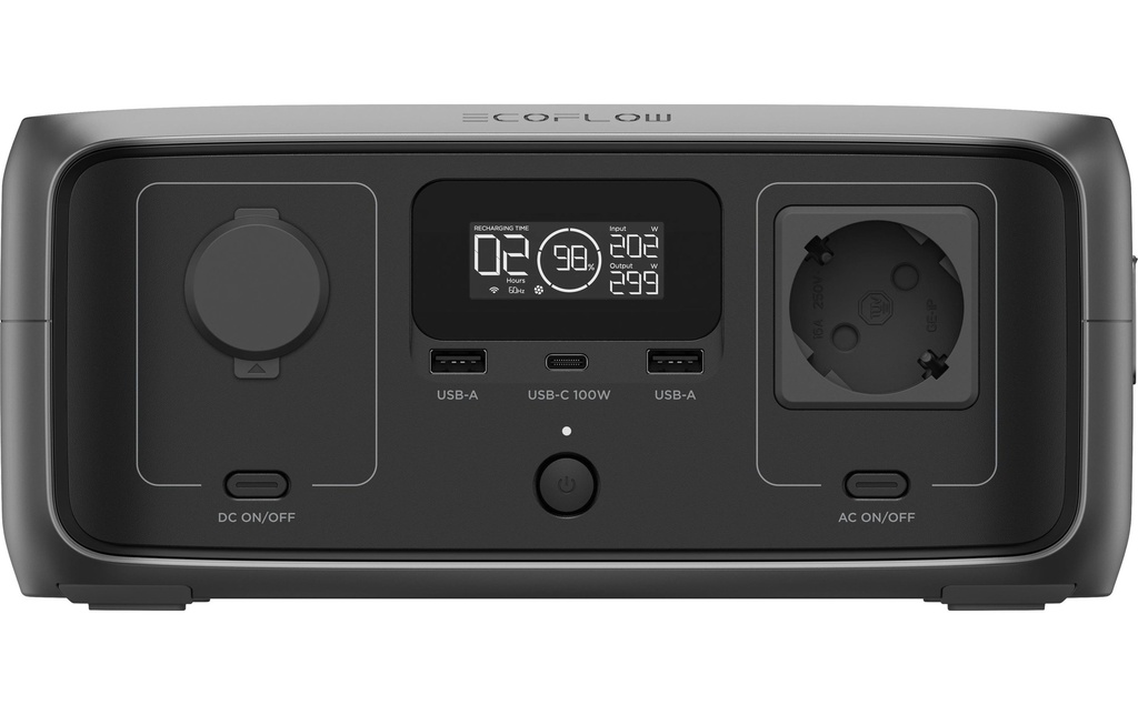 EcoFlow Station de charge RIVER 3 (UPS) + Panneau solaire 45W 245 Wh