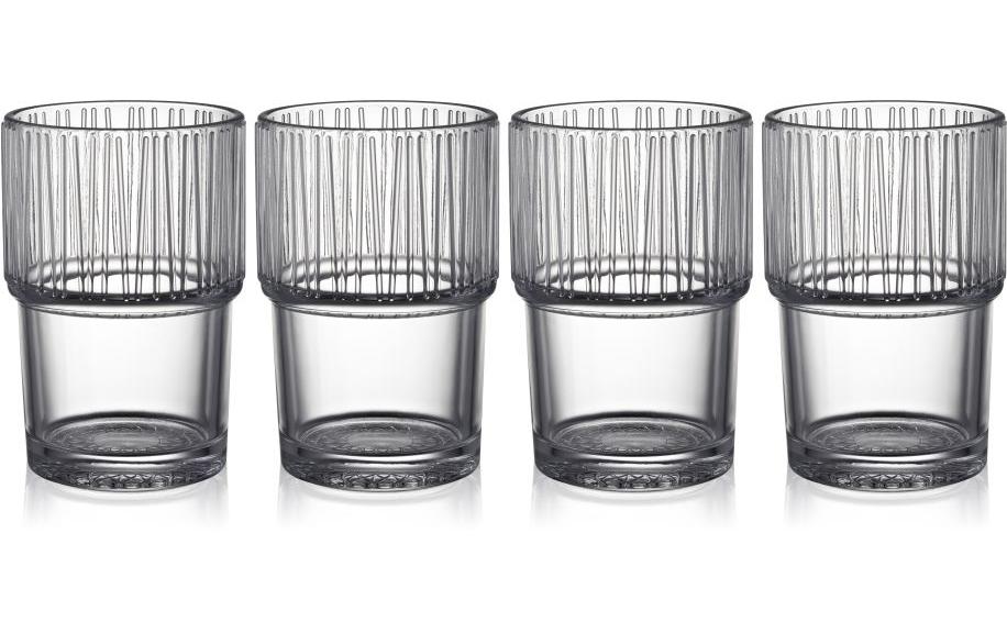 Bitz Verre à latte macchiato Kusintha 380 ml, 4 Pièce/s, Transparent