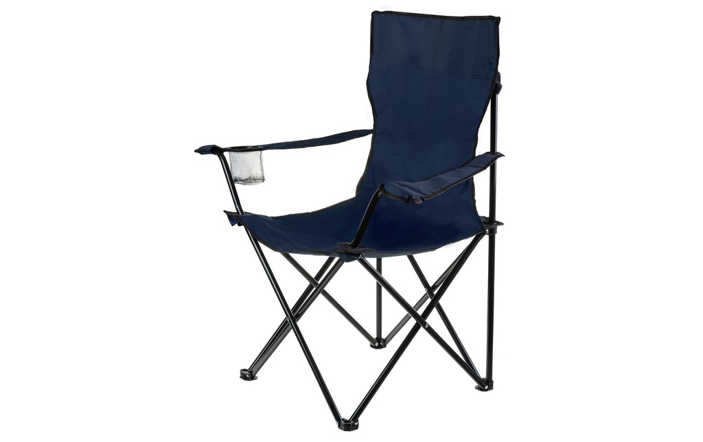 KOOR Chaise de camping Bleu