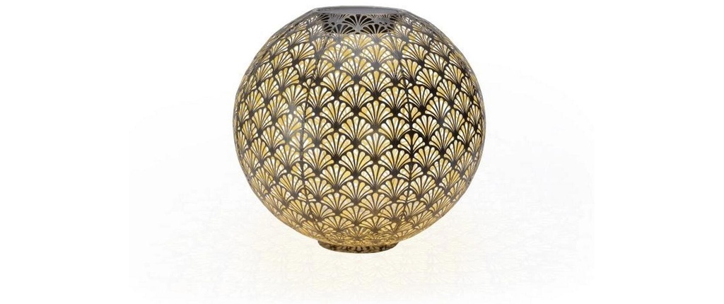 STT Photophore Solar Antic Ball Santana Ø 40 cm, Anthracite