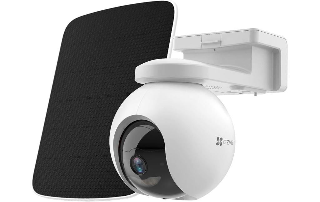 EZVIZ Caméra 4G/LTE EB8 4G Kit solaire 2K 3 MP