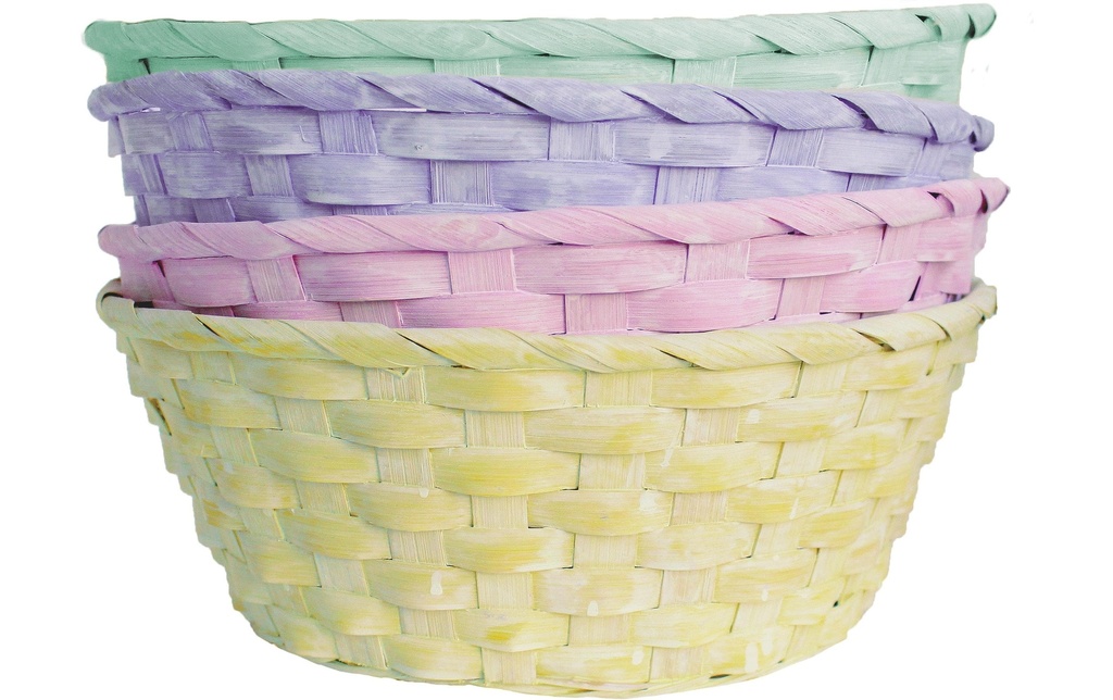 [436377009] BRAUN + COMPANY Panier Pâques pastel rond