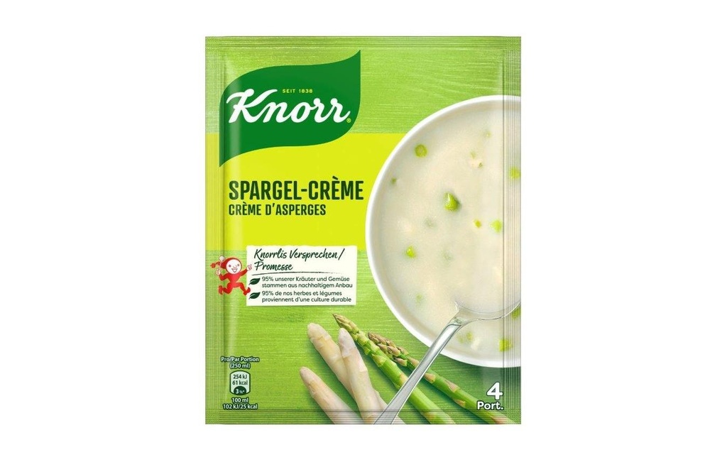 Knorr Soupe à la crème d'asperges 4 portions