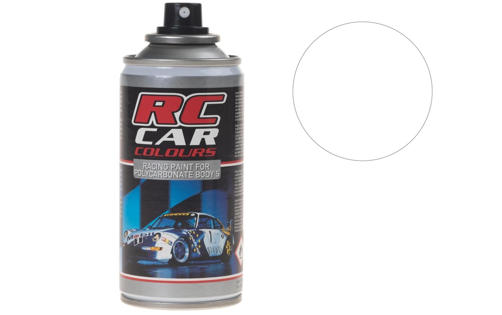 Ghiant Aérosol pour Lexan RC CAR Blanc 710 150 ml