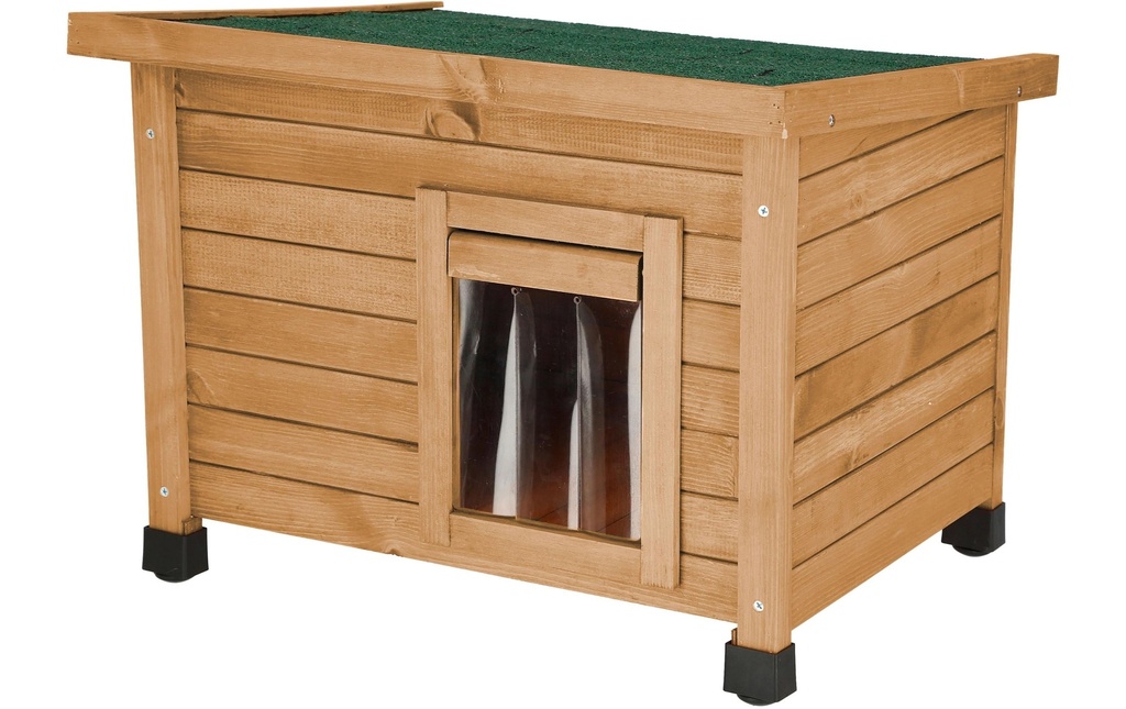 Kerbl Maisonnette pour chat Rustica 57 cm x 45 cm x 43 cm