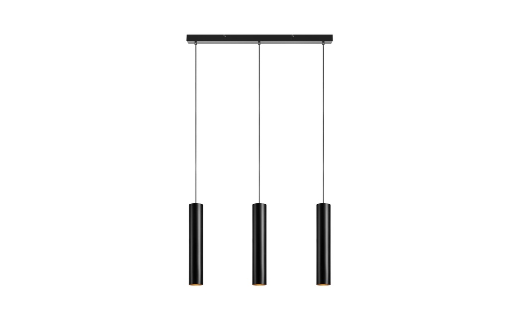 Markslöjd Lampe suspendue Reuben 3L Noir