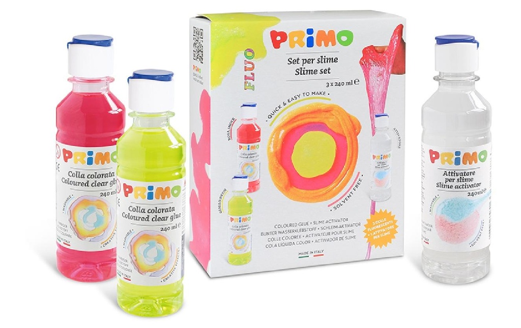 Primo Colle de bricolage Slime-Set, fluorescent