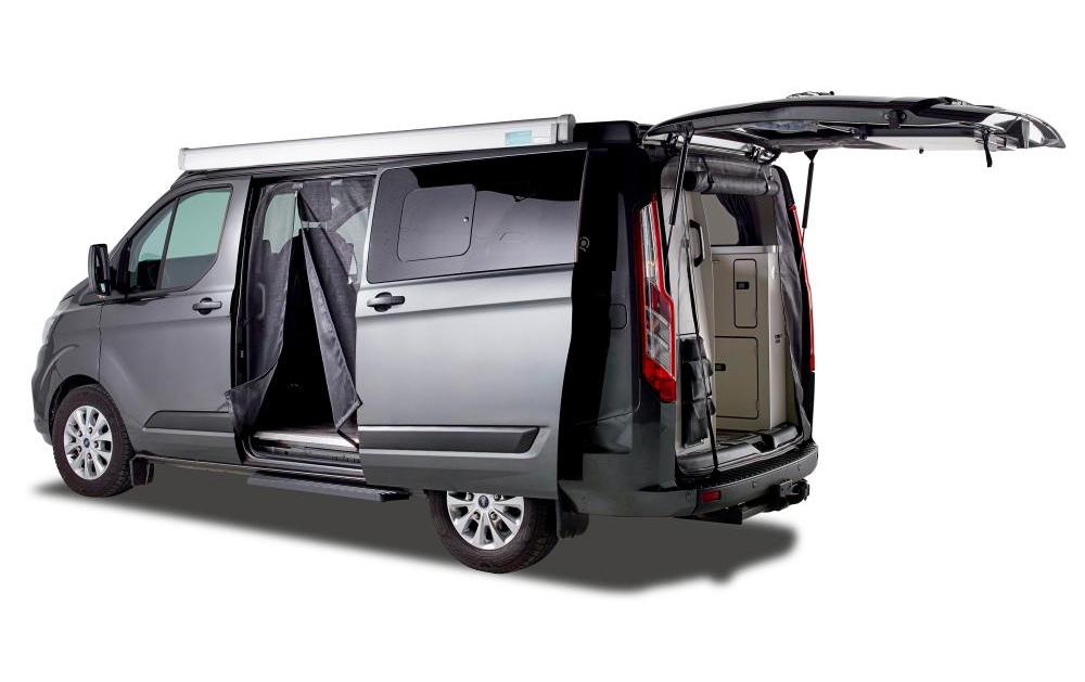 Van Quito Moustiquaire de porte coulissante, fine-mesh, gauche