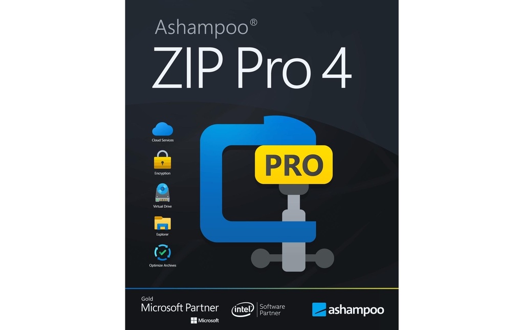 Ashampoo ZIP Pro 4 ESD, Version complète, 1 PC