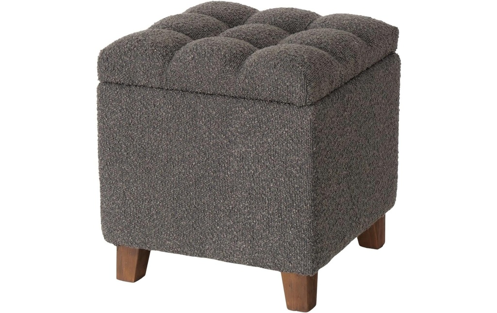 Boltze Tabouret Palur MDF/pin, gris foncé
