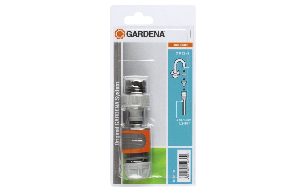GARDENA Raccord de tuyau 13 mm (1/2) / 15 mm (5/8)