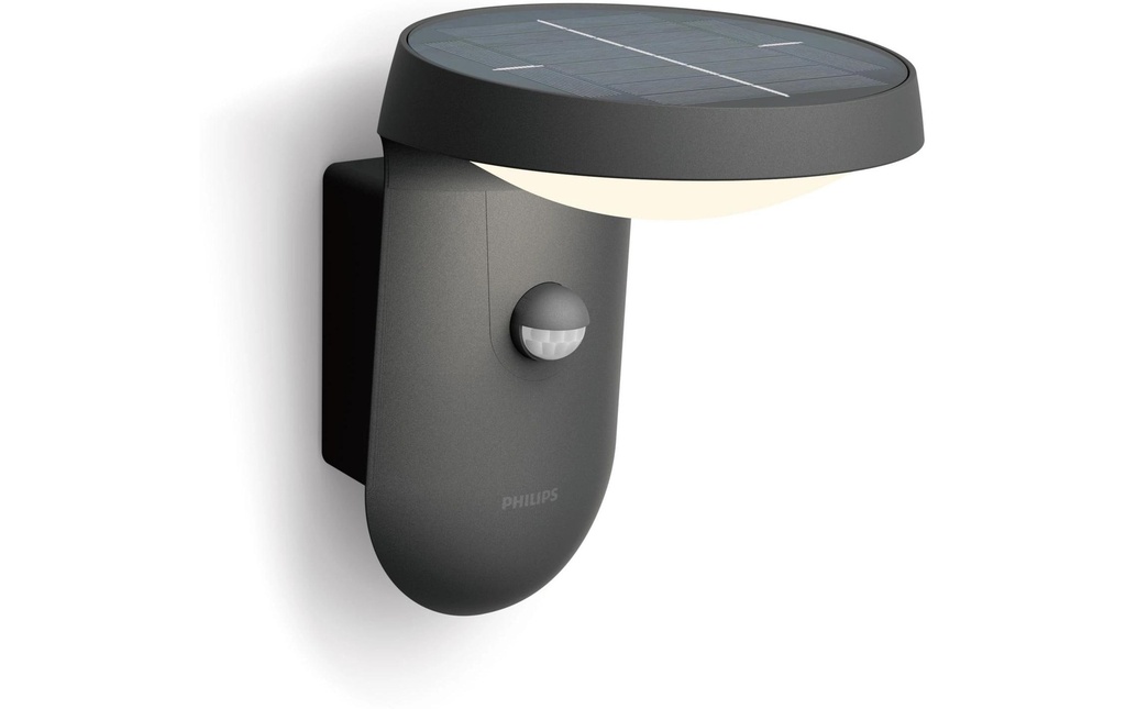 Philips Lampe murale Tyla IR Solar Ultra-Efficient Anthracite + capteur