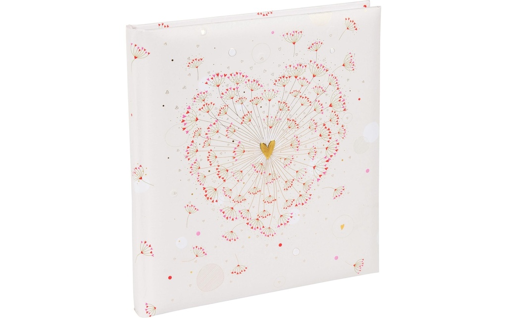 Goldbuch Livre d’or Golden Heart 23 x 25 cm, 176 pages