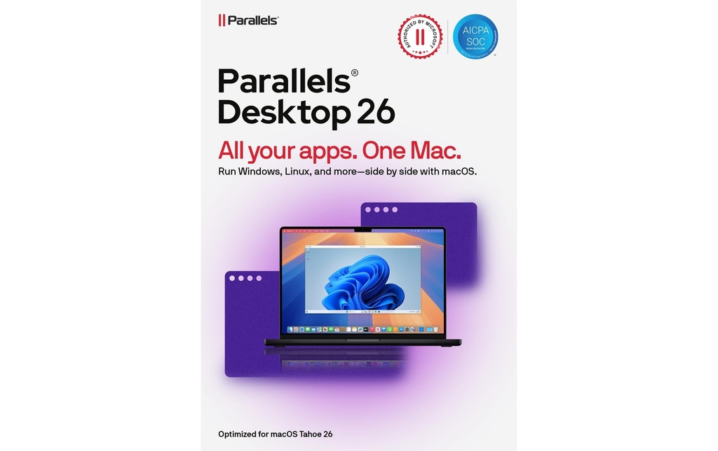 Parallels Desktop 26 ESD, version complète, multilingue