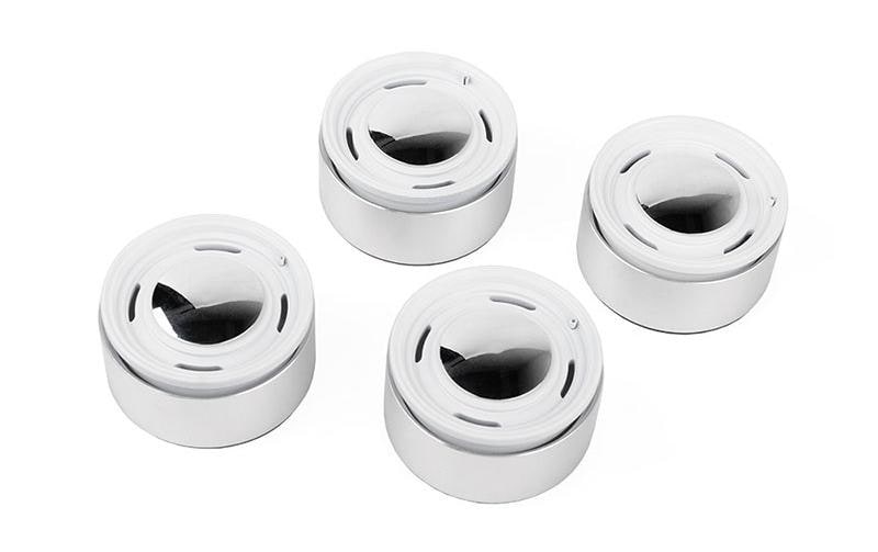 RC4WD Jantes Roues à capuchon en aluminium de 1.9, Blanc, 4 pièces