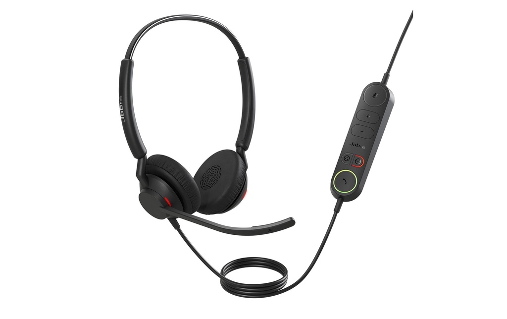 Jabra Casque avec micro Engage 40 Stereo Inline Link UC USB C/A