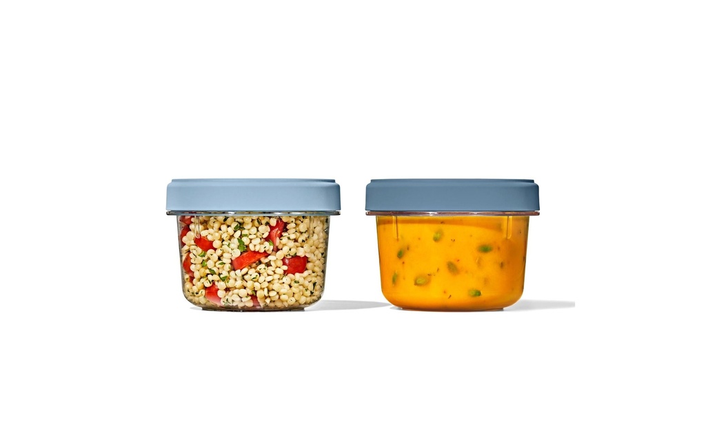 Oxo Good Grips Récipients à provisions Twist & Stack, 550 ml, set de 2