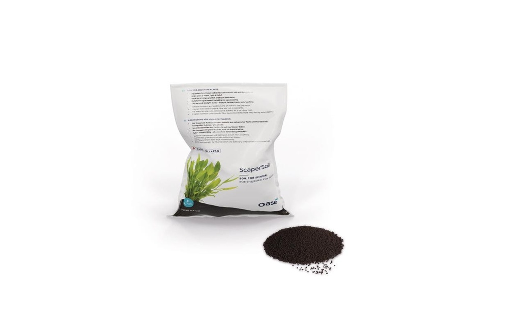 OASE Substrat de sol ScaperLine Soil, 3 l, noir