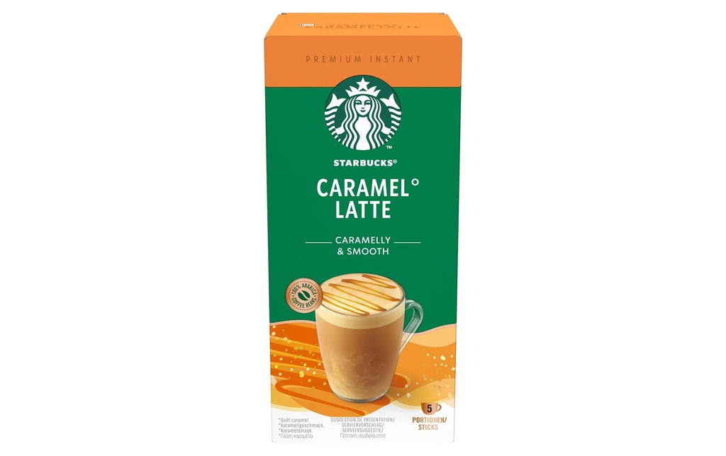 Starbucks Café instantané Caramel Latte 5 pièces