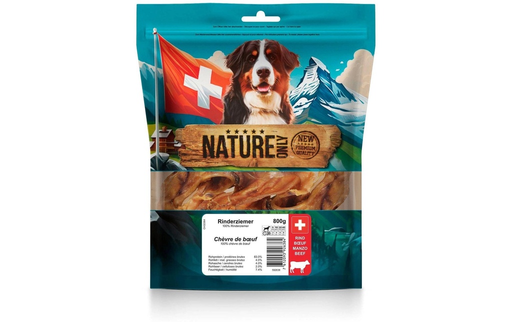 NATUREonly Produit à mâcher  Échine de bœuf 800 g