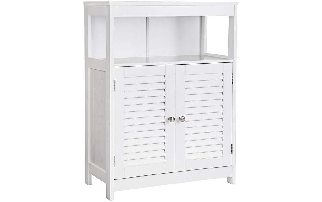 VASAGLE avec double porte 60 x 80 cm, Blanc