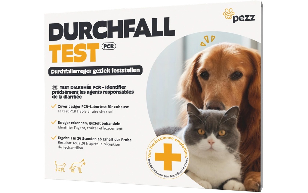 pezz Test de diarrhée pour chiens et chats