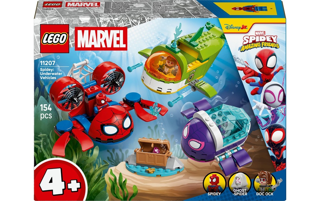 LEGO® Marvel Spidey Les véhicules sous-marins 11207