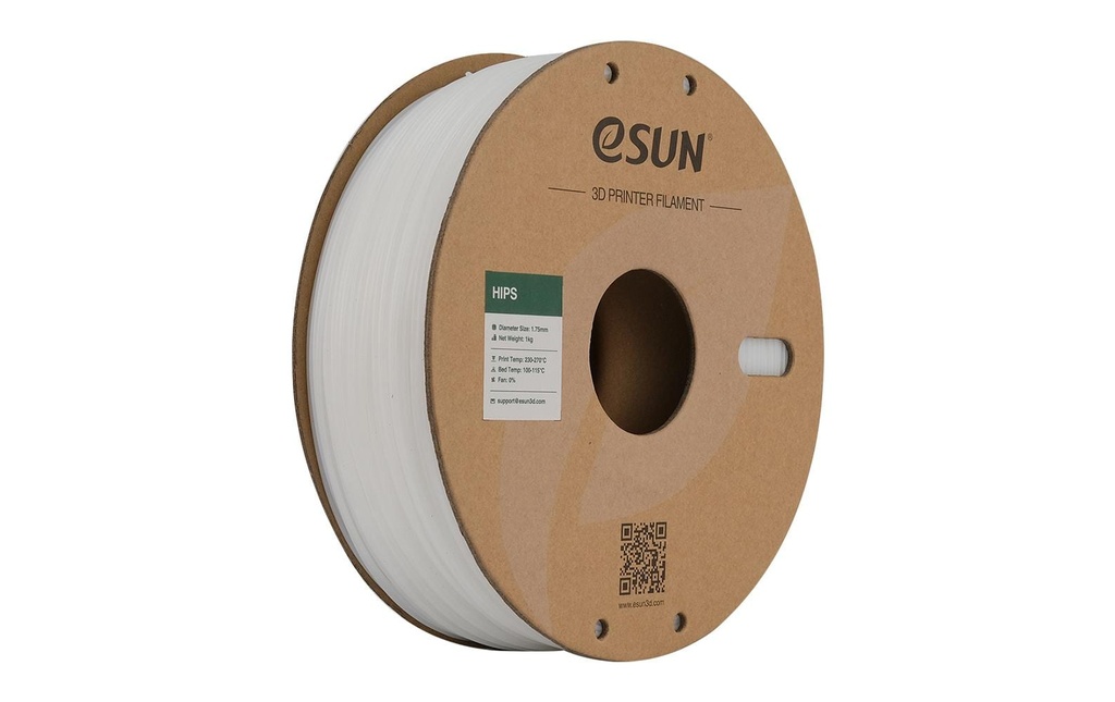 eSun Filament HIPS Blanc 1.75 mm 1 kg