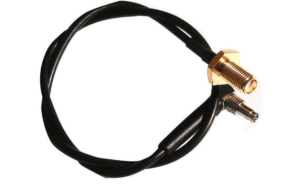 USL Adaptateur d’antenne 100 mm, SMA Douille (f) - TS-9 Connecteur (m)