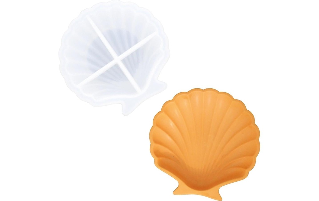 Jesmonite Moule à couler Coquillage, 11 cm