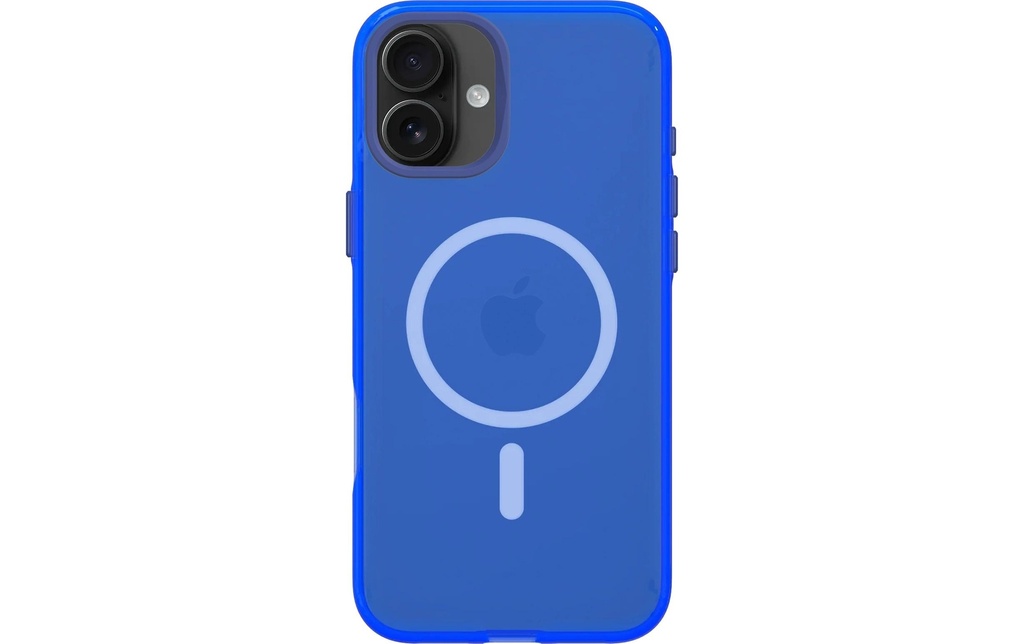 Rhinoshield Coque arrière JellyTint MagSafe iPhone 16 Plus Cyber Blue