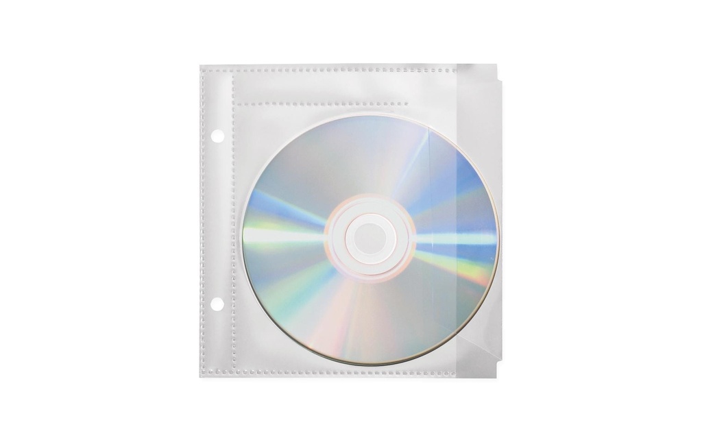 Favorit Housse CD/DVD Clip-Tray Transparent, 10 pièces