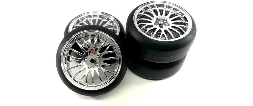 Absima 1:10 Jeu de roues Drift LP The Pimp Chrome (4)