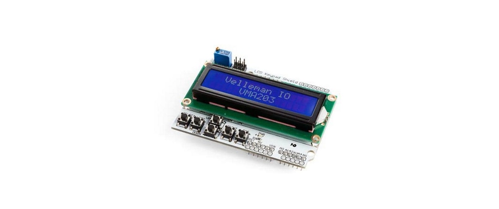 Whadda Écran Écran LCD1602 et clavier pour Arduino
